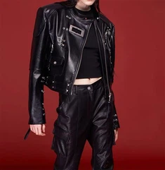 Lahe must pits - nahktagi paaris